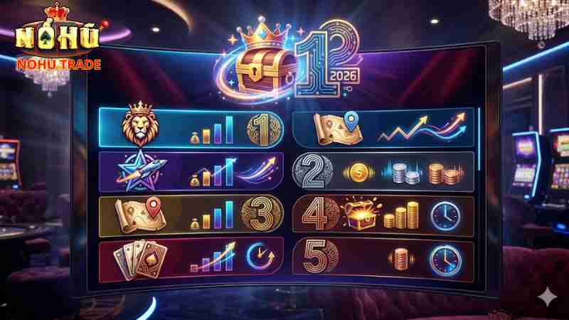  Bảng xếp hạng cổng game Nổ Hũ rút tiền mặt uy tín nhất