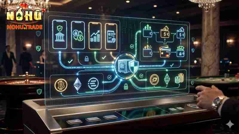 Các phương thức thanh toán đa dạng tại cổng game Nổ Hũ 2026