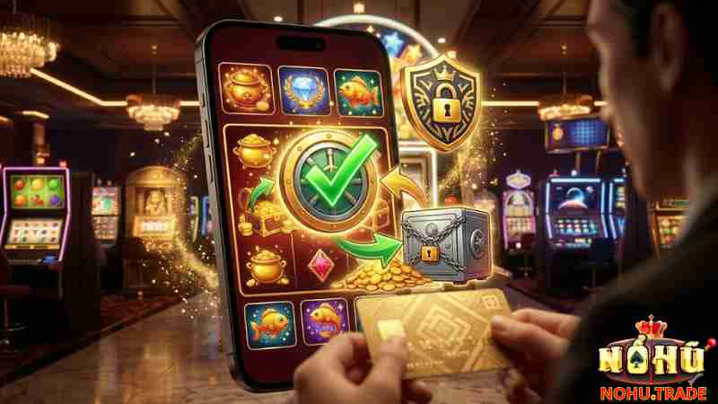 Giao diện rút tiền nổ hũ qua banking với thông tin chi tiết