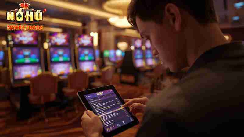 Minh họa người chơi tìm hiểu điều khoản miễn trừ trách nhiệm trước khi tham gia