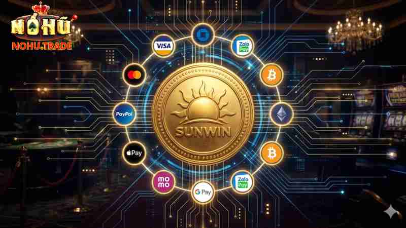 Các phương thức nạp rút tiền đa dạng và hiện đại tại Sunwin