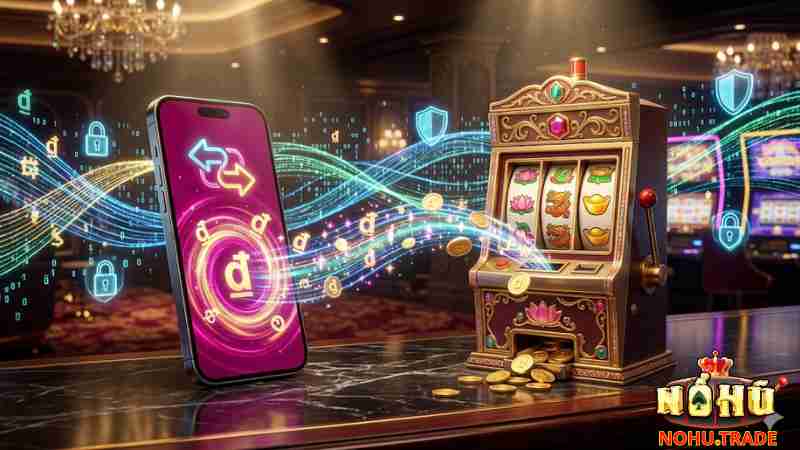 Quy trình nạp rút tiền qua Momo tại các cổng Nổ Hũ